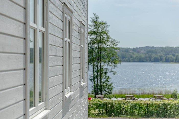 Visionsbild utsikt - fasad