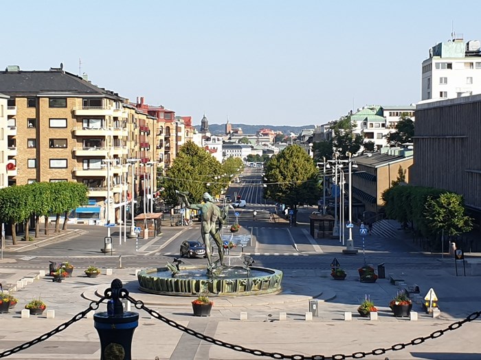 Poseidon bakifrån